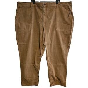 Women's Size 28 Old Navy brown pants with back belt